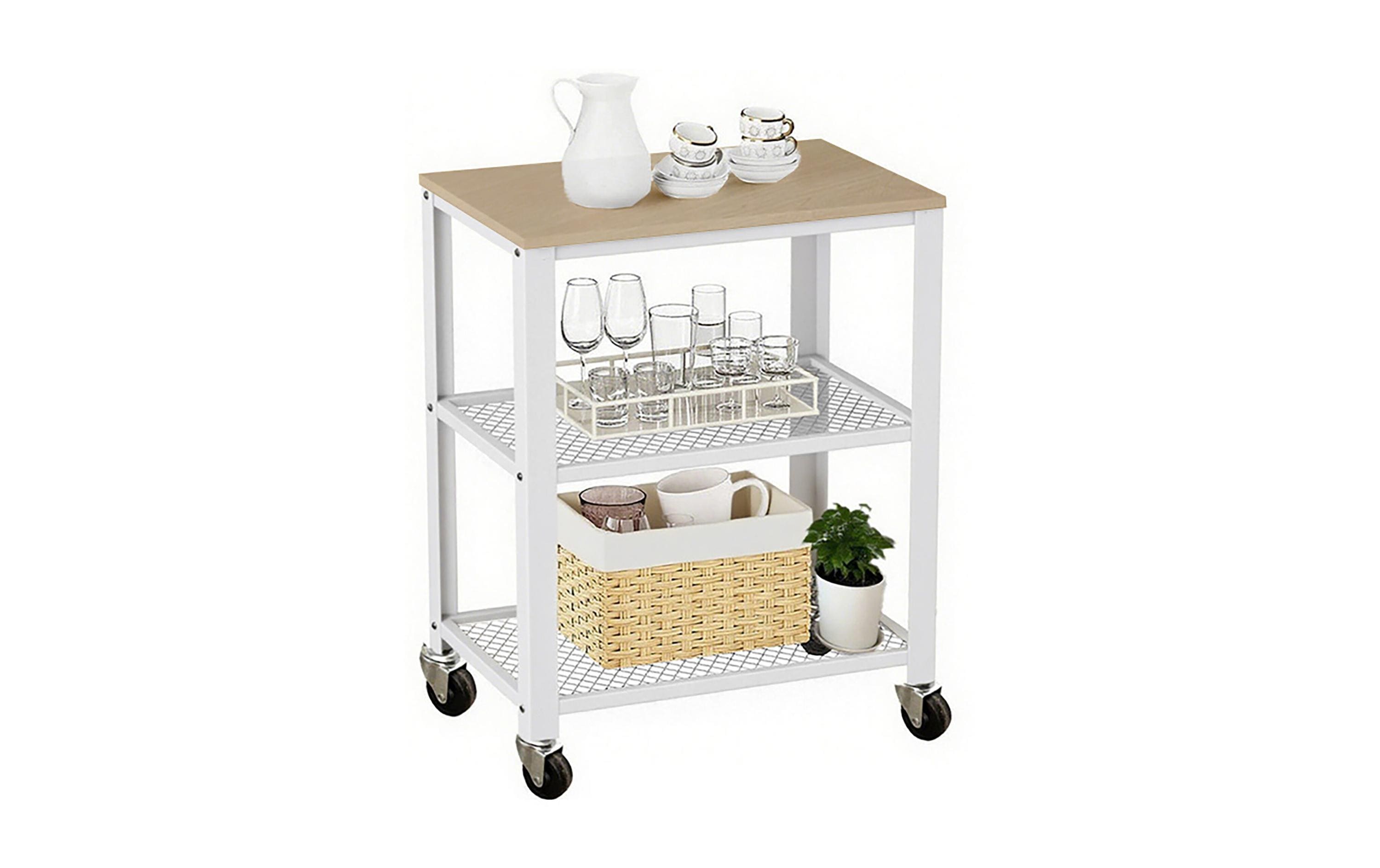 2029049 - Mediatech relaxdays Servierwagen mit 3 Ebenen Weiss kaufen Schweiz | Mediatech.ch
