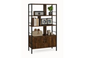 2029066 - Mediatech relaxdays Bücherregal mit Unterschrank MDF, China, Braun kaufen Schweiz | Mediatech.ch