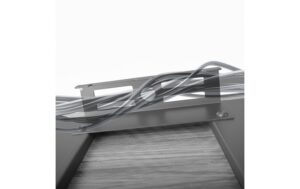 relaxdays Hifi Rack mit 4 Ablagen MDF, China, Grau
