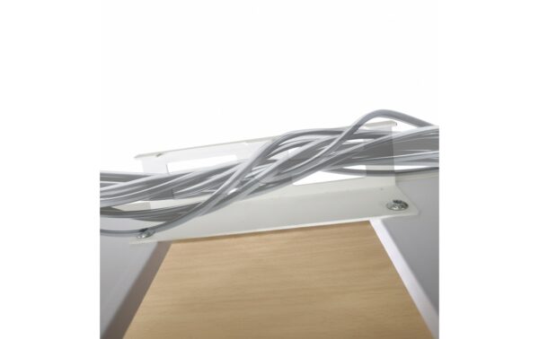 2029116_3 - Mediatech relaxdays Hifi Rack mit 4 Ablagen MDF, China, Hellbraun/Weiss
