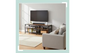 relaxdays TV-Möbel mit 4 Fächer 140 cm MDF, China