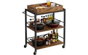 2029146 - Mediatech relaxdays Servierwagen Braun/Schwarz kaufen Schweiz | Mediatech.ch