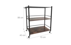 2029146_1 - Mediatech relaxdays Servierwagen Braun/Schwarz