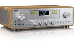 Imperial Dabman 280CDWDSI, braun Retro-HiFi mit CD, DAB+, FM, BT, ASA