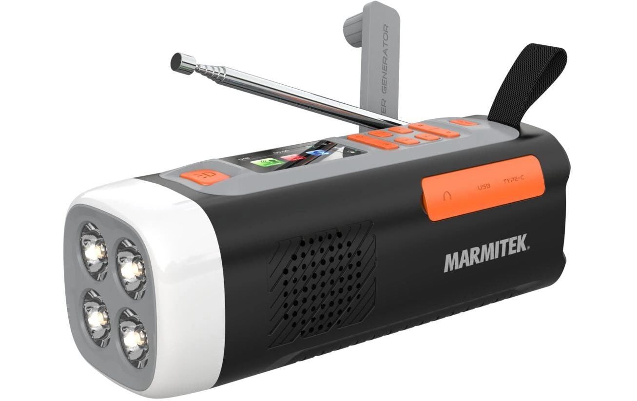 2029539 - Mediatech Marmitek RESQ 200 DAB+/FM-Radio mit Solarpanel/Dynamo und BT kaufen Schweiz | Mediatech.ch