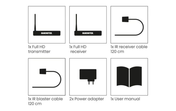 2029540_6 - Mediatech Marmitek TV Anywhere Wireless HD 2 Drahtloser HDMI-Extender 1080p