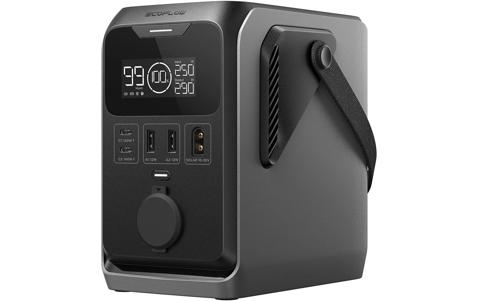 2030469_1 - Mediatech EcoFlow TRAIL 300 DC Power Station 192Wh 2.58 kg, LiFePO4, USB-A (2x), USB-C (2x)
