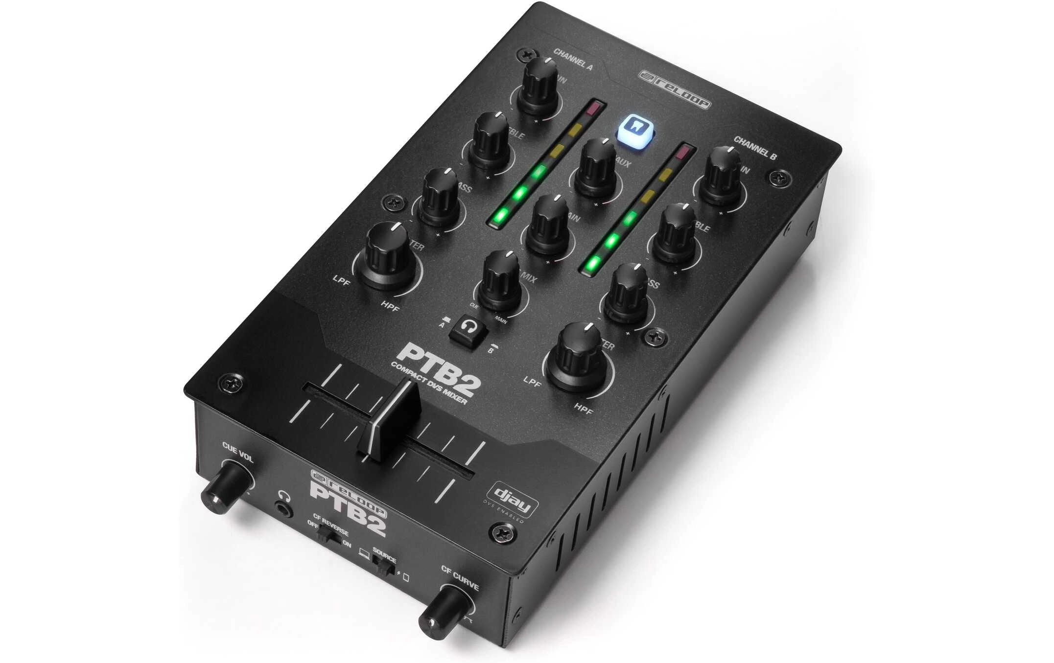 2031458 - Mediatech Reloop PTB-2 Ultrakompakter 2+1-Kanal-DJ-Mixer, USB-C kaufen Schweiz | Mediatech.ch