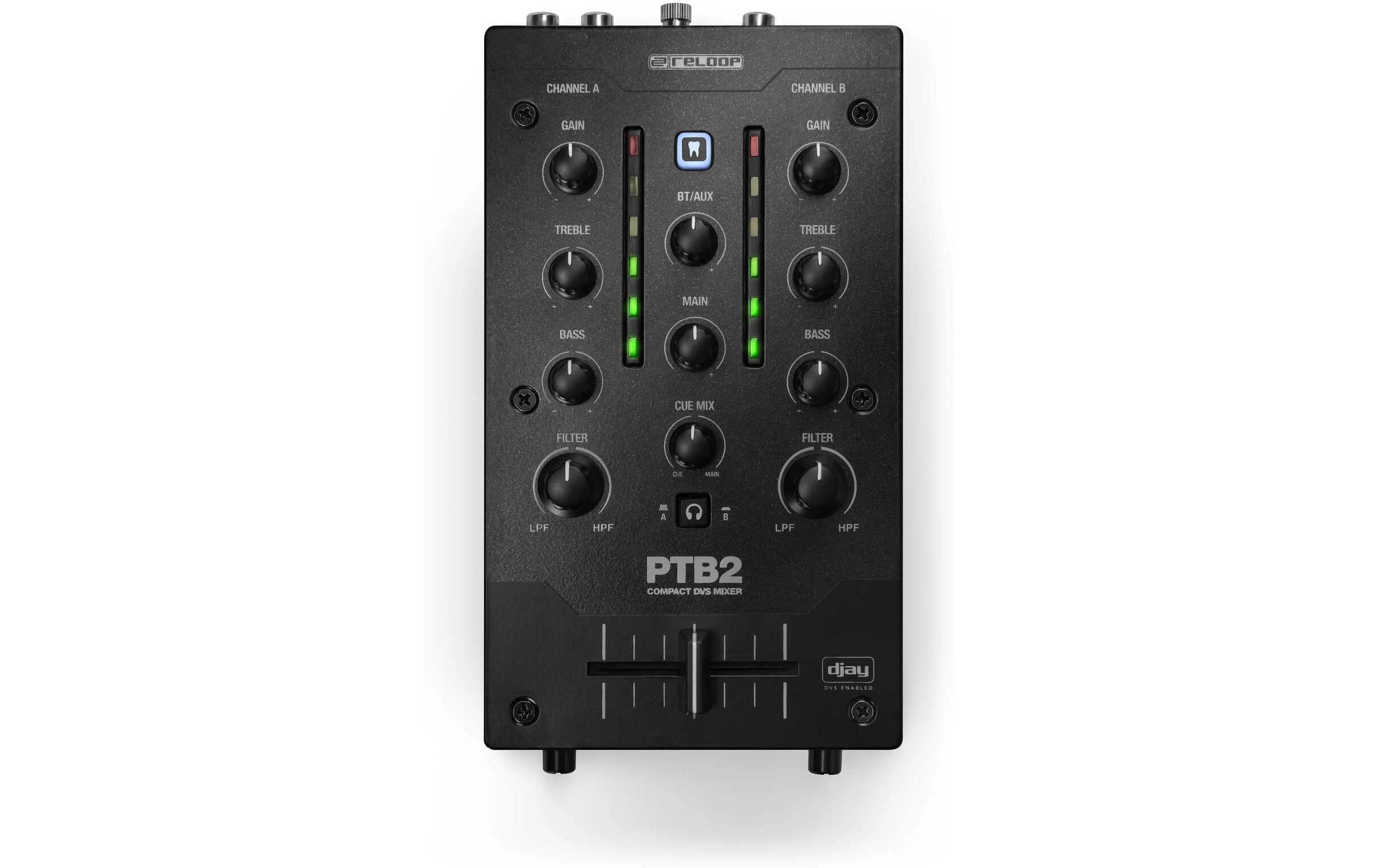 2031458_1 - Mediatech Reloop PTB-2 Ultrakompakter 2+1-Kanal-DJ-Mixer, USB-C