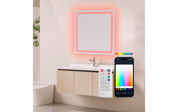 KSIX Aqua Smart Mirror 1,300 lm, 36 W, Tuya