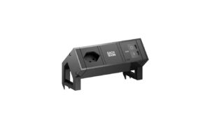 DESK2 1xT13 1xUSB C/C 45W 0, 2m RAL9005 0.2 m, 45 W