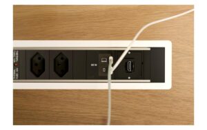 2032935_1 - Mediatech POWER FRAME M 2xT13 1xUSB C/C 65W CM 0,2m