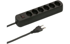 2033031 - Mediatech Max Hauri Steckdosenleiste Basic Line 6xT13 schwarz, 1.5m, Green+Fair kaufen Schweiz | Mediatech.ch