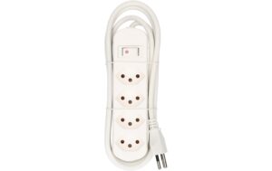 2033033_4 - Mediatech Max Hauri Steckdosenleiste Basic Line 4xT13, weiss, 1.5m, Green+Fair
