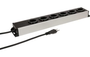 Max Hauri Steckdosenleiste Power Line 6xT13 grau/schwarz, 1.5m kaufen | Mediatech.ch