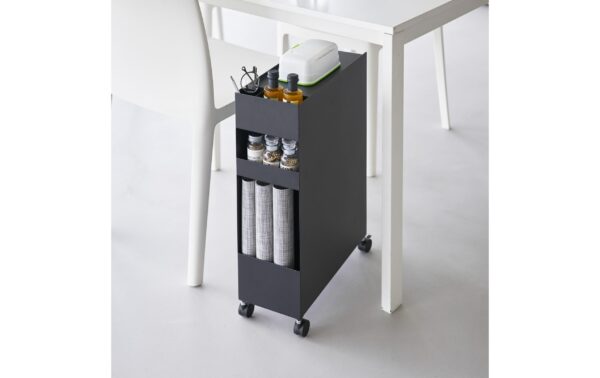 2033201_2 - Mediatech Yamazaki Aufbewahrungsregal TOWER Grösse: 16.6 x 43 x 58 cm, Schwarz