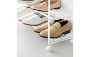 2033220_4 - Mediatech Yamazaki Schuhregal TOWER 5-stöckig Grösse: 90.5 x 27.5 x 7.5 cm, Weiss