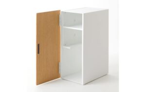 2033242_1 - Mediatech Yamazaki Regal für Spielekonsolen Grösse: 24.7 x 36.5 x 60.3 cm, Weiss