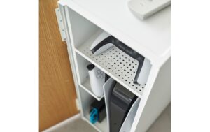 2033242_6 - Mediatech Yamazaki Regal für Spielekonsolen Grösse: 24.7 x 36.5 x 60.3 cm, Weiss