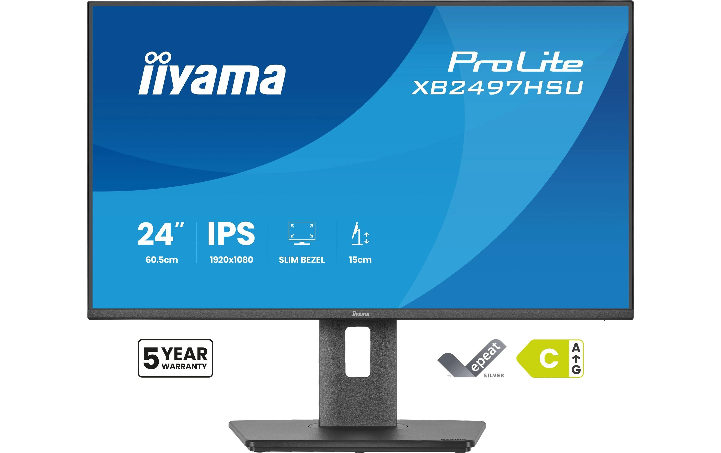 2033673_1 - Mediatech IIYAMA 24 XB2497HSU-B1 HDMI, DP