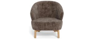 AC Design Sessel Darlene Braun, 77.5x78x78 cm
