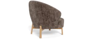 AC Design Sessel Darlene Braun, 77.5x78x78 cm