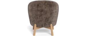 AC Design Sessel Darlene Braun, 77.5x78x78 cm