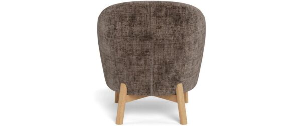 AC Design Sessel Darlene Braun, 77.5x78x78 cm
