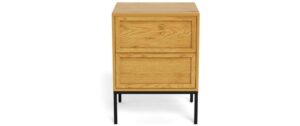 2034000_1 - Mediatech AC Design Beistelltisch Palmdale Hellbraun, 45.6x40x61 cm