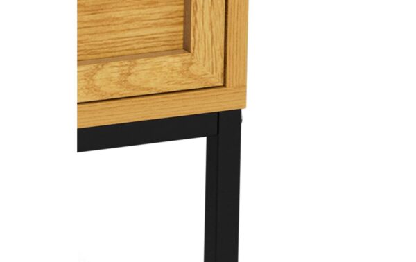 2034000_8 - Mediatech AC Design Beistelltisch Palmdale Hellbraun, 45.6x40x61 cm