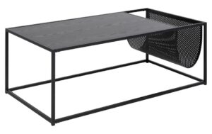 AC Design Couchtisch Seaford Schwarz, 110x60x40 cm