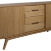 AC Design Sideboard Marte Dunkelbraun, 180x44x84 cm
