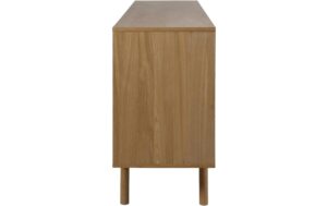 AC Design Sideboard Marte Dunkelbraun, 180x44x84 cm