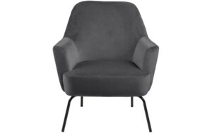 AC Design Sessel Melissa Dunkelgrau, 75x75x83 cm