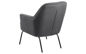 AC Design Sessel Melissa Dunkelgrau, 75x75x83 cm
