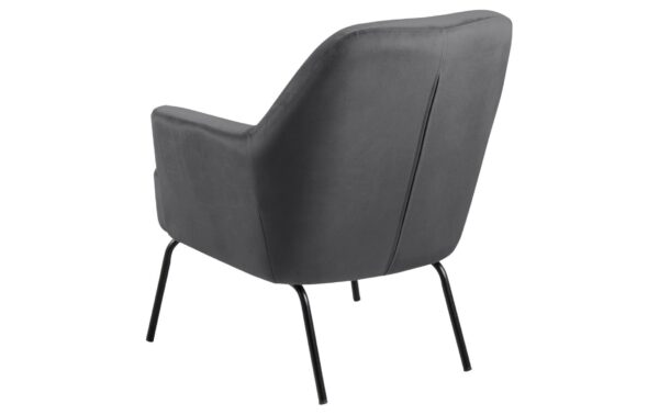 AC Design Sessel Melissa Dunkelgrau, 75x75x83 cm