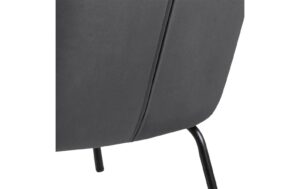 AC Design Sessel Melissa Dunkelgrau, 75x75x83 cm