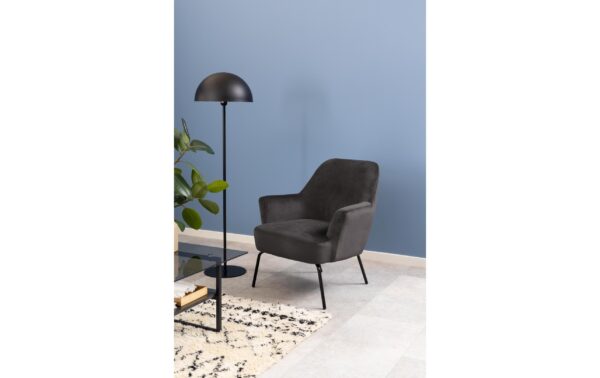 AC Design Sessel Melissa Dunkelgrau, 75x75x83 cm