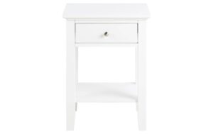 AC Design Beistelltisch Linnea Weiss, 45x34x62.8 cm