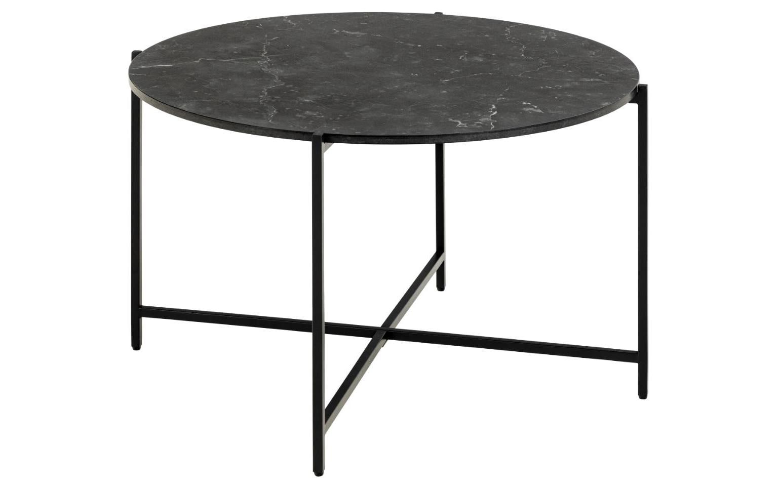 2034026 - Mediatech AC Design Couchtisch Lamoine Schwarz, Ø70x42 cm kaufen Schweiz | Mediatech.ch