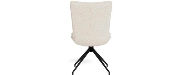 2034035_5 - Mediatech AC Design Esszimmerstuhl Grafton 2 Stück Creme/Schwarz