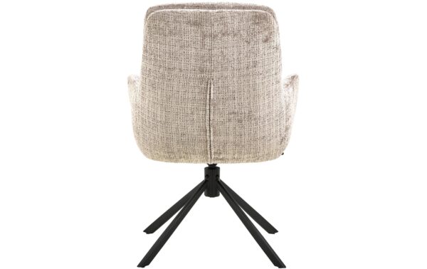 AC Design Esszimmerstuhl Edgar 2 Stück Beige/Schwarz