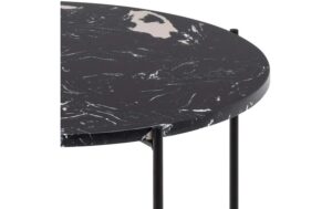 2034046_2 - Mediatech AC Design Couchtisch Avila Schwarz, Ø52x40 cm