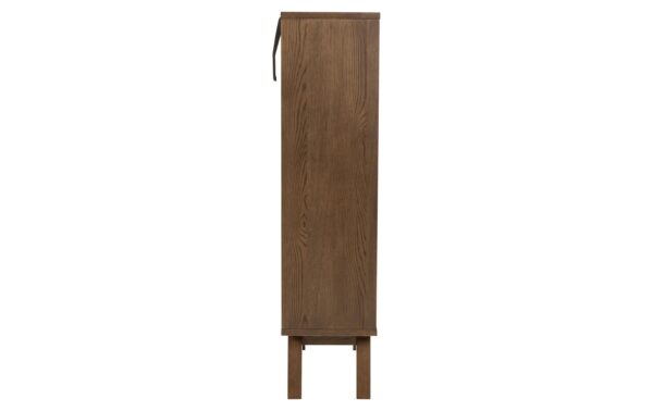 AC Design Vitrine A-Line Dunkelbraun, 72x36x145 cm