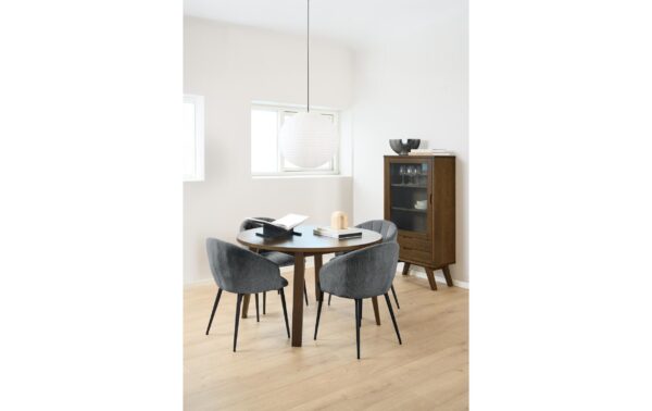 AC Design Vitrine A-Line Dunkelbraun, 72x36x145 cm