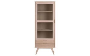 2034059_1 - Mediatech AC Design Vitrine A-Line Hellbraun, 72x42x190 cm