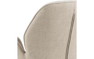 AC Design Esszimmerstuhl Aura Basel 1 Stück Basel fabric beige 24/Schwarz
