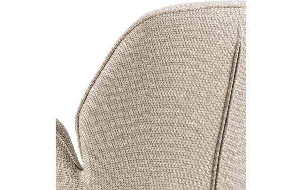 AC Design Esszimmerstuhl Aura Basel 1 Stück Basel fabric beige 24/Schwarz