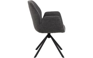 2034067_2 - Mediatech AC Design Esszimmerstuhl Aura Monza 1 Stück Monza fabric Anthrazit