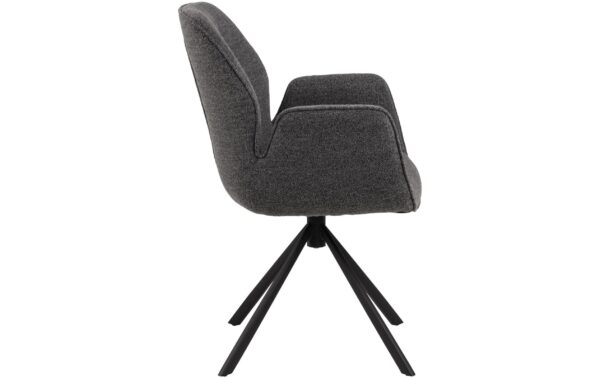 2034067_2 - Mediatech AC Design Esszimmerstuhl Aura Monza 1 Stück Monza fabric Anthrazit